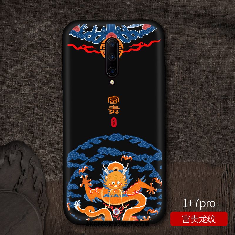 Futerał Oneplus 7 Pro Chiński Styl Osobowość Telefon Komórkowy Tendencja Czarny Pokrowce Sprzedam