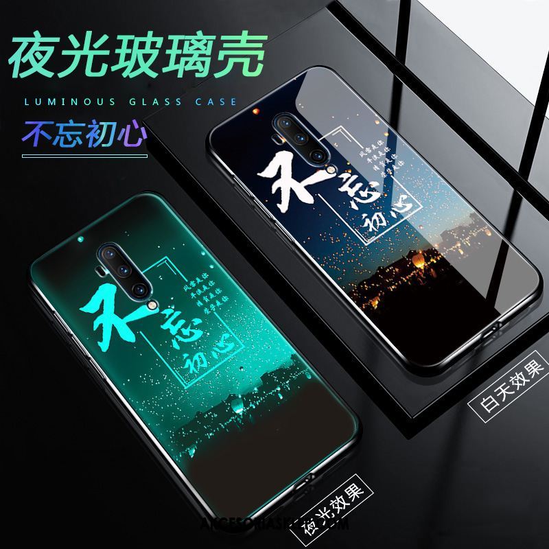 Futerał Oneplus 7t Pro Ochraniacz Telefon Komórkowy Anti-fall Świecące Szkło Etui Sprzedam