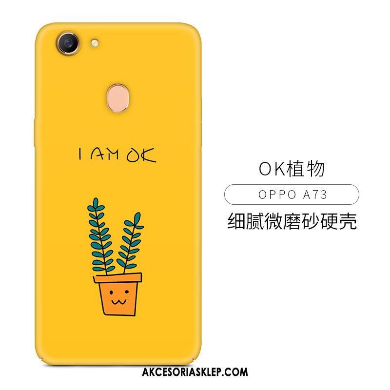 Futerał Oppo A73 Piękny Telefon Komórkowy Żółty Anti-fall Zakochani Etui Sprzedam