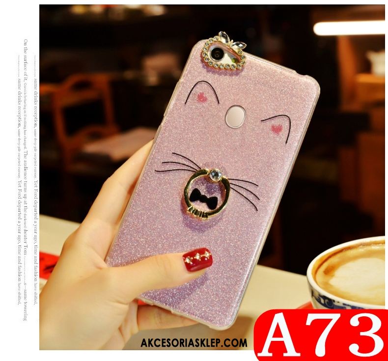Futerał Oppo A73 Tendencja Piękny Różowe Anti-fall Telefon Komórkowy Etui Sprzedam