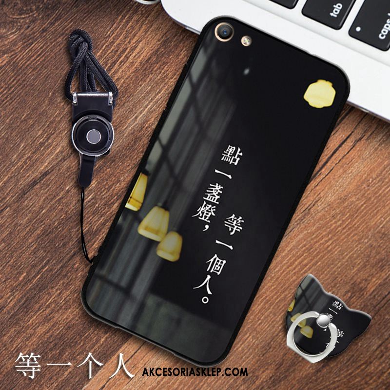 Futerał Oppo A83 Miękki Wiszące Ozdoby Ochraniacz Telefon Komórkowy Czarny Etui Sprzedam