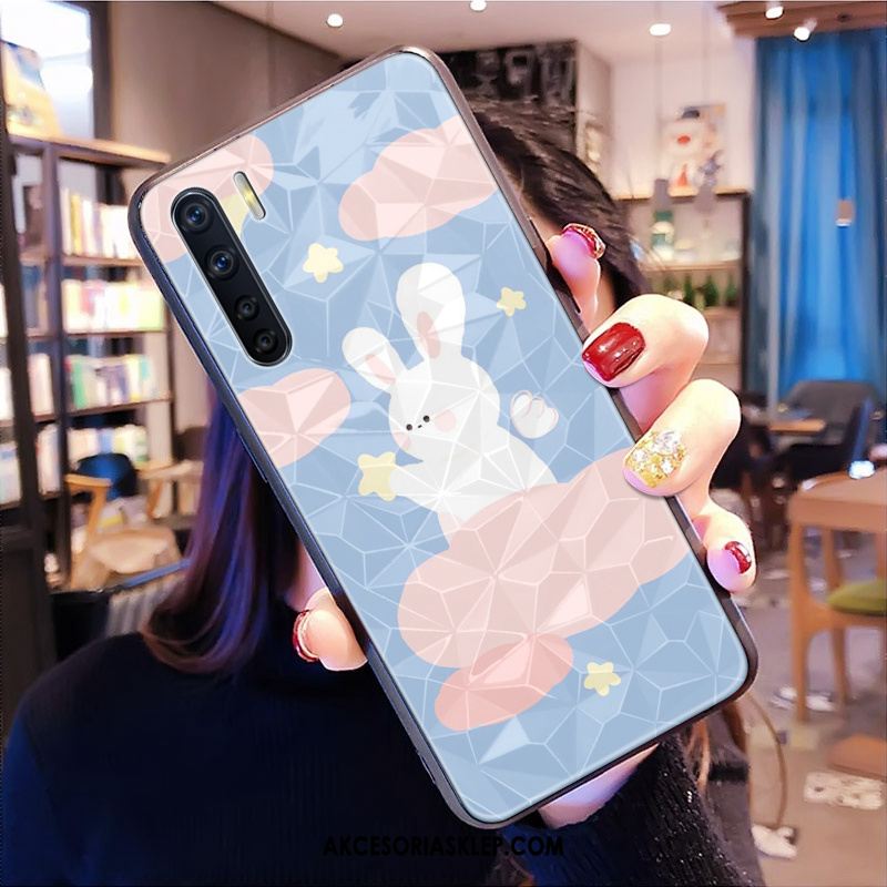 Futerał Oppo A91 Dostosowane Bunny Mały Kształt Diamentu Telefon Komórkowy Pokrowce Online