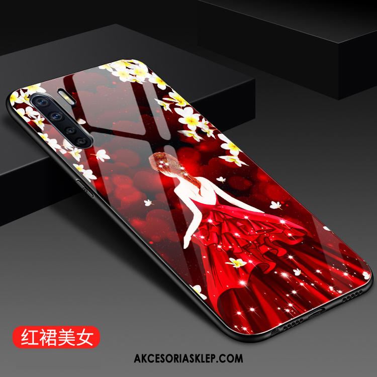 Futerał Oppo A91 Nubuku Anti-fall Kreatywne Telefon Komórkowy Czerwony Obudowa Tanie
