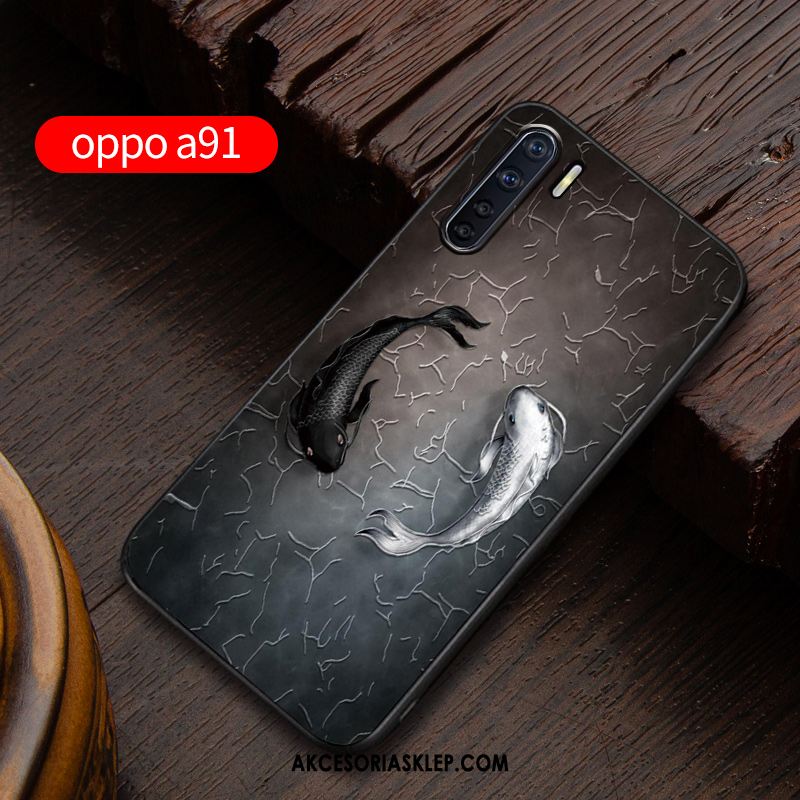 Futerał Oppo A91 Nubuku Anti-fall Osobowość All Inclusive Telefon Komórkowy Pokrowce Tanie