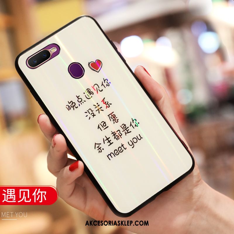 Futerał Oppo F9 Anti-fall Biały Kreatywne Telefon Komórkowy Zakochani Etui Kup