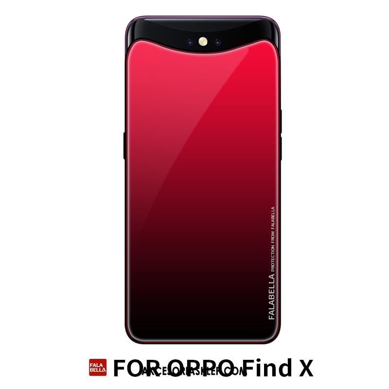 Futerał Oppo Find X All Inclusive Anti-fall Telefon Komórkowy Skórzany Futerał Purpurowy Pokrowce Tanie