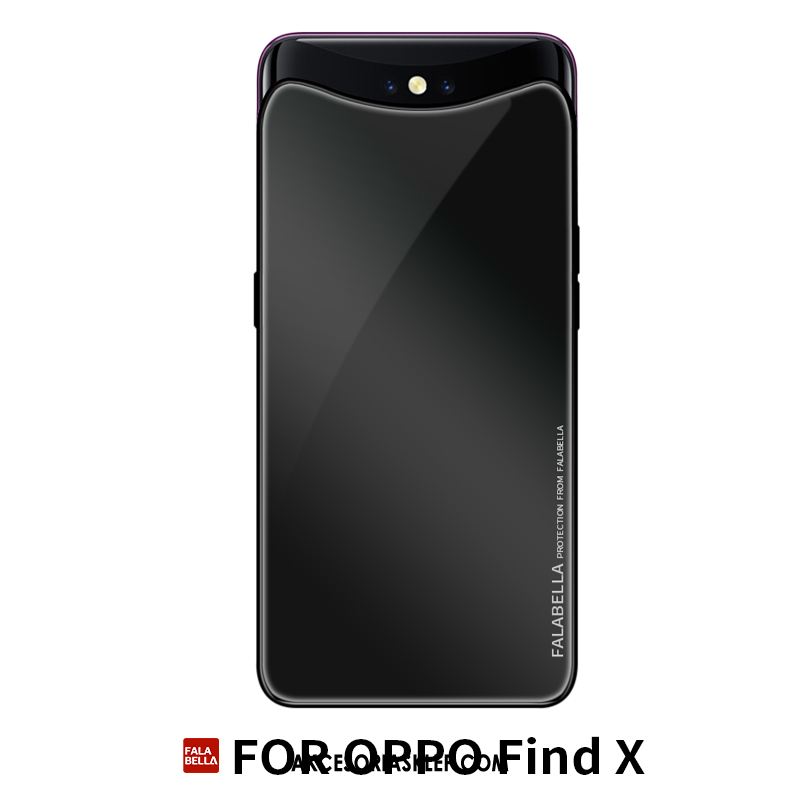 Futerał Oppo Find X All Inclusive Anti-fall Telefon Komórkowy Skórzany Futerał Purpurowy Pokrowce Tanie