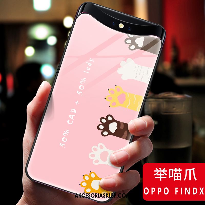 Futerał Oppo Find X Anti-fall Różowe Telefon Komórkowy Moda Silikonowe Obudowa Sklep