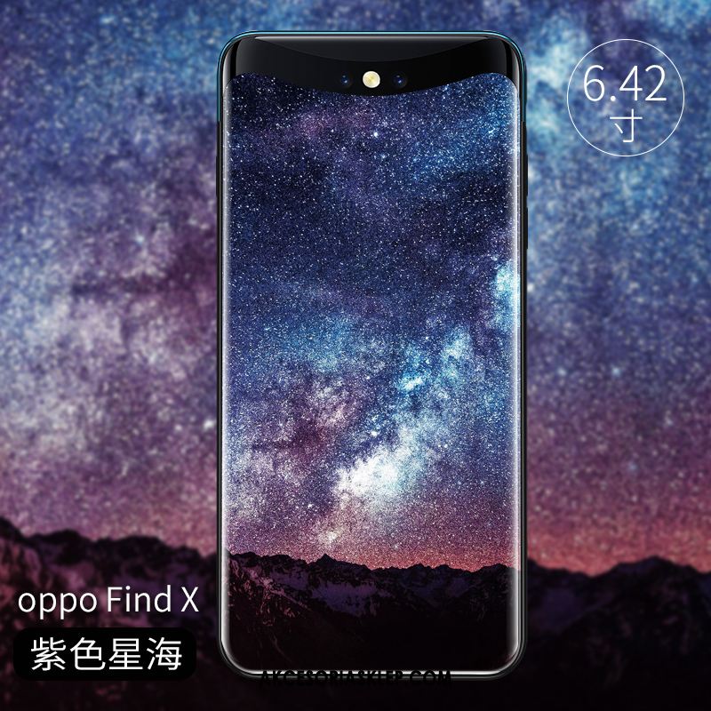 Futerał Oppo Find X Nowy All Inclusive Silikonowe Telefon Komórkowy Purpurowy Etui Kup