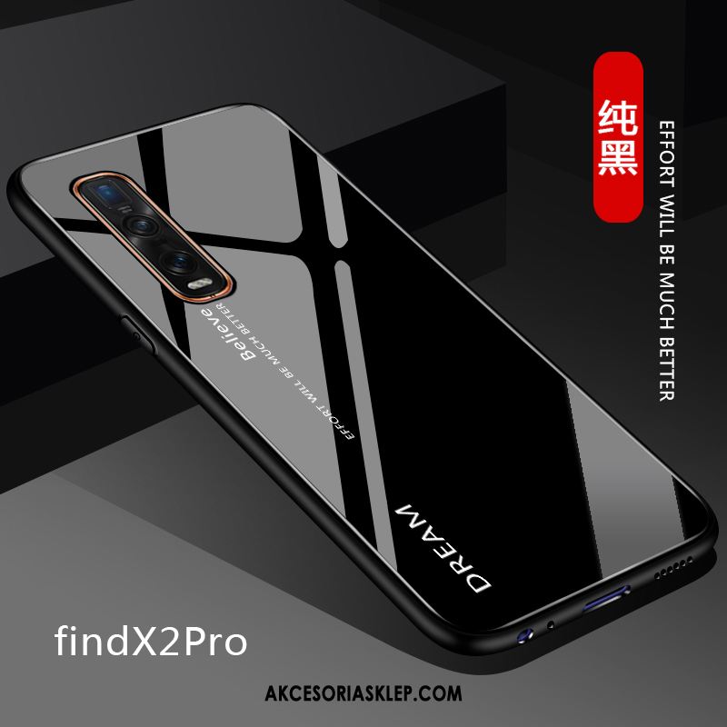 Futerał Oppo Find X2 Pro Skóra Ochraniacz Gradient Dostosowane Purpurowy Etui Sklep