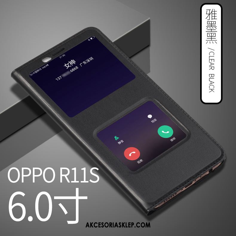 Futerał Oppo R11s All Inclusive Złoto Telefon Komórkowy Anti-fall Skórzany Futerał Pokrowce Sprzedam