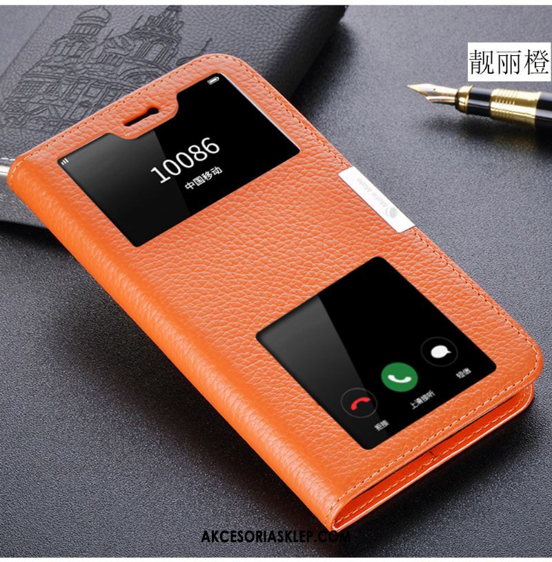 Futerał Oppo R15 Pomarańczowy Telefon Komórkowy Skórzany Futerał Etui Na Sprzedaż
