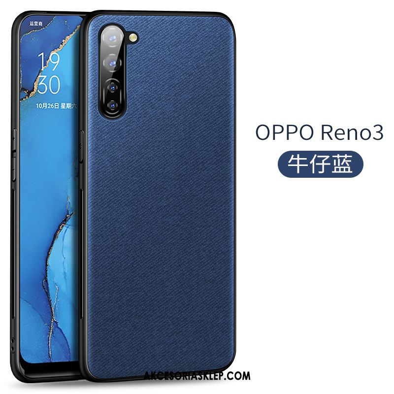 Futerał Oppo Reno 3 Wzór Silikonowe Telefon Komórkowy Płótno Nowy Etui Sklep