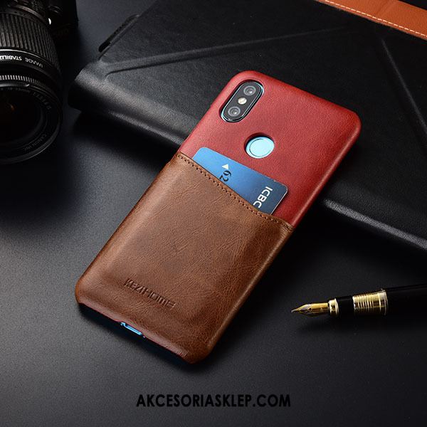 Futerał Redmi Note 6 Pro Prawdziwa Skóra Telefon Komórkowy Ochraniacz Khaki Mały Pokrowce Kup
