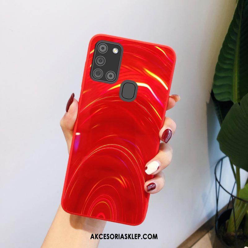 Futerał Samsung Galaxy A21s Telefon Komórkowy Lekki I Cienki Miękki Purpurowy Czerwony Netto Obudowa Sklep
