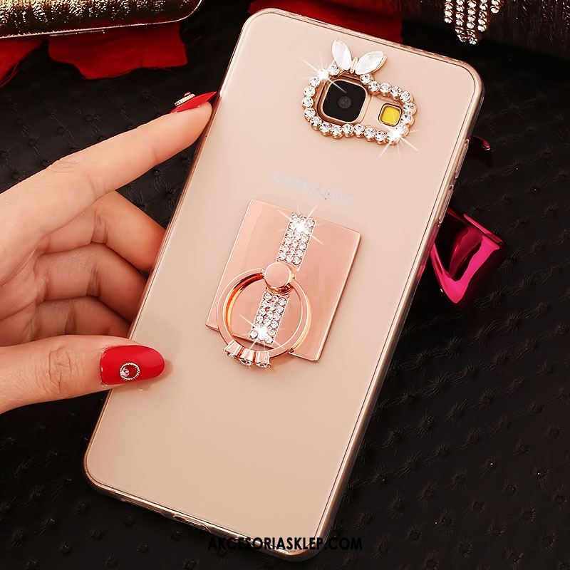 Futerał Samsung Galaxy A3 2016 Z Kryształkami Anti-fall Klamra Różowe Ring Pokrowce Oferta