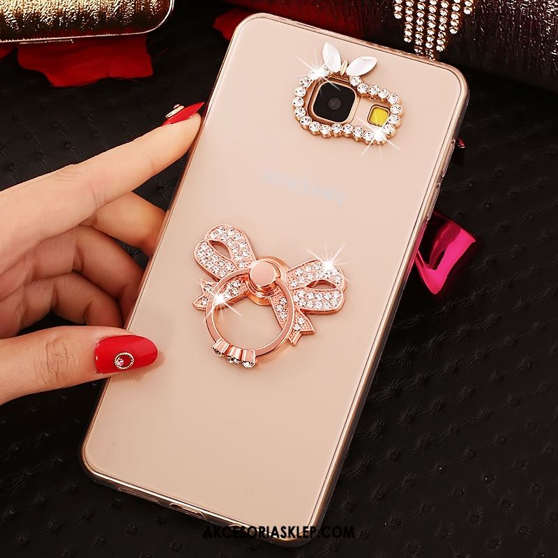Futerał Samsung Galaxy A3 2016 Z Kryształkami Anti-fall Klamra Różowe Ring Pokrowce Oferta