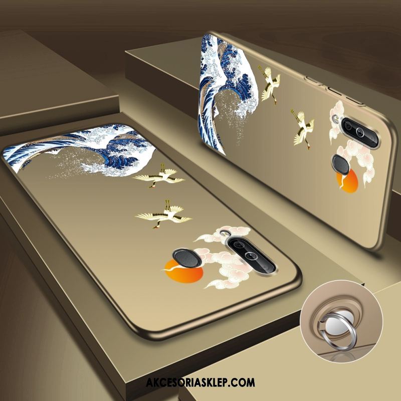 Futerał Samsung Galaxy A40s Trudno Telefon Komórkowy Anti-fall Moda Niebieski Pokrowce Tanie