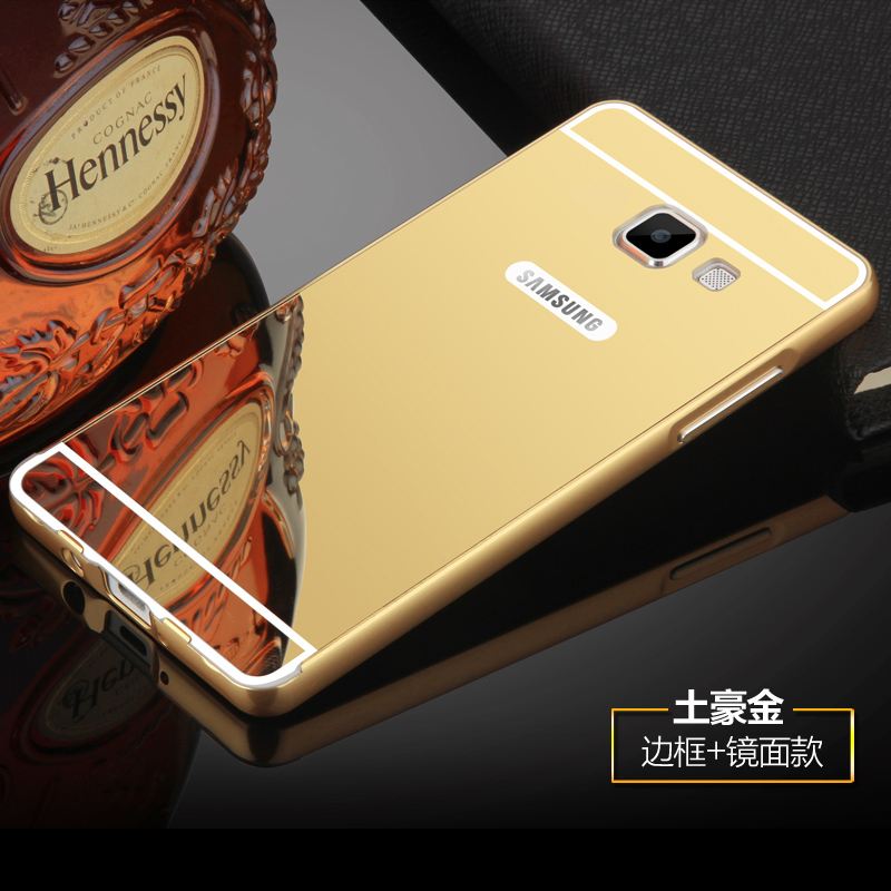 Futerał Samsung Galaxy A5 2016 Granica Metal Różowe Złoto Gwiazda Telefon Komórkowy Etui Online