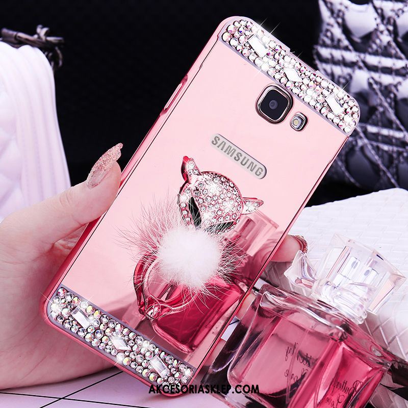 Futerał Samsung Galaxy A5 2016 Telefon Komórkowy Granica Gwiazda Różowe Rhinestone Obudowa Tanie