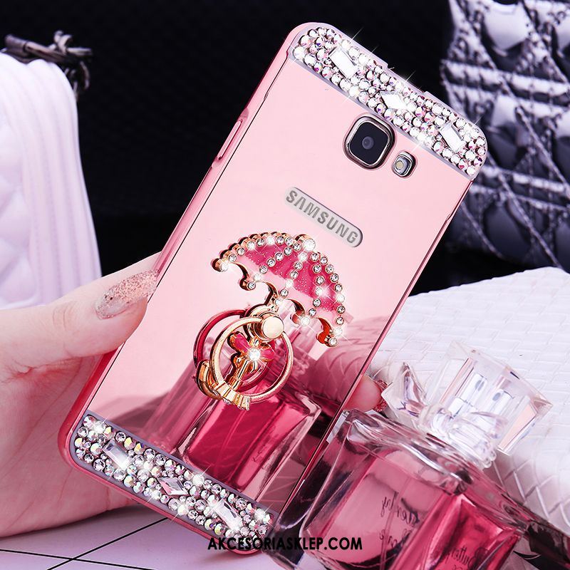 Futerał Samsung Galaxy A5 2016 Telefon Komórkowy Granica Gwiazda Różowe Rhinestone Obudowa Tanie