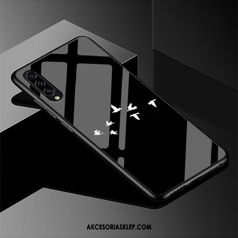 Futerał Samsung Galaxy A50s Szkło Jasny Osobowość Czarny Telefon Komórkowy Etui Tanie