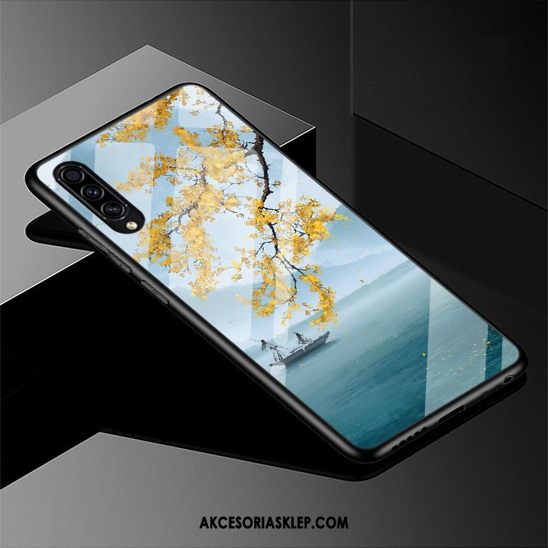 Futerał Samsung Galaxy A50s Szkło Jasny Osobowość Czarny Telefon Komórkowy Etui Tanie