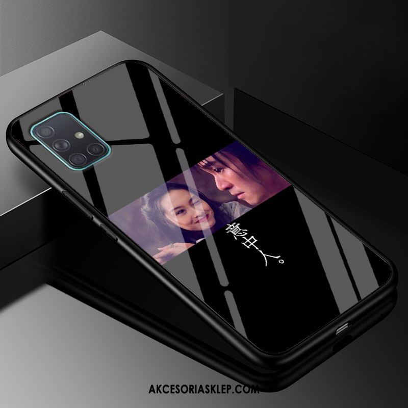 Futerał Samsung Galaxy A51 Szkło Czarny Zakochani Osobowość Tendencja Obudowa Sprzedam