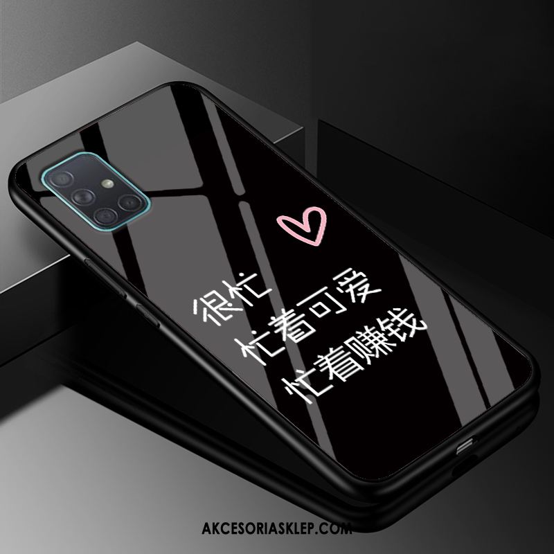 Futerał Samsung Galaxy A51 Szkło Czarny Zakochani Osobowość Tendencja Obudowa Sprzedam