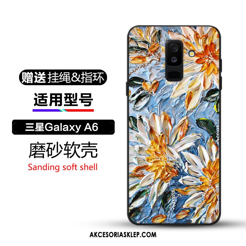 Futerał Samsung Galaxy A6 Anti-fall Różowe Tendencja Telefon Komórkowy Ochraniacz Obudowa Tanie