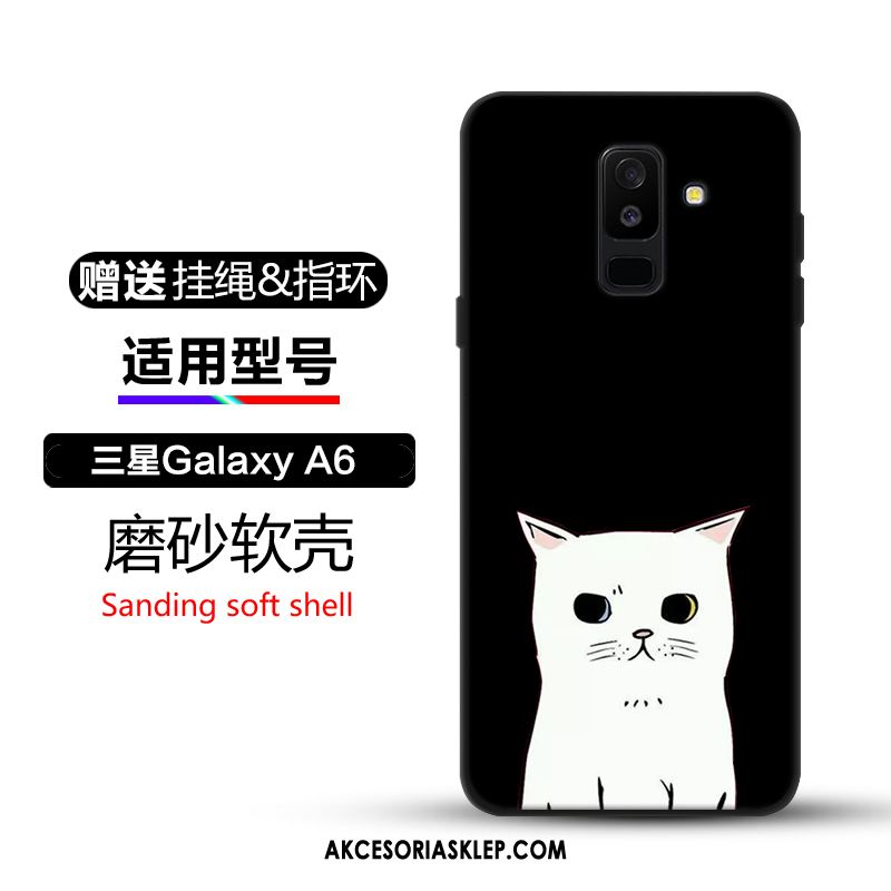 Futerał Samsung Galaxy A6+ Gwiazda Telefon Komórkowy Anti-fall Czarny Ochraniacz Pokrowce Kup