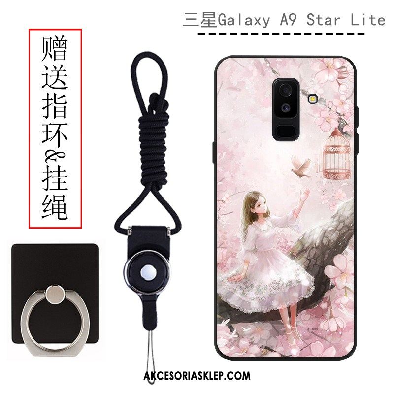 Futerał Samsung Galaxy A6 Nubuku Różowe Dobry Telefon Komórkowy Silikonowe Pokrowce Tanie