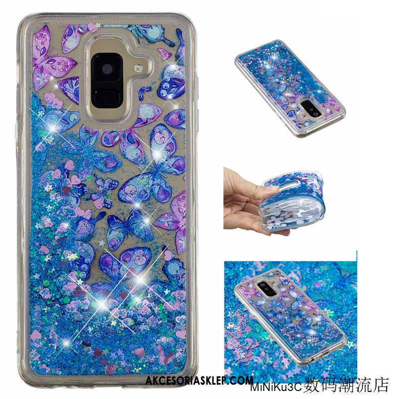 Futerał Samsung Galaxy A6 Purpurowy Quicksand Tendencja Telefon Komórkowy Gwiazda Pokrowce Sprzedam
