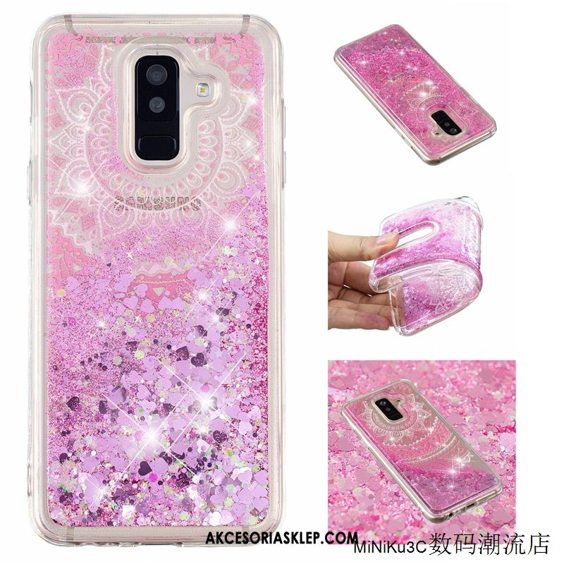 Futerał Samsung Galaxy A6 Purpurowy Quicksand Tendencja Telefon Komórkowy Gwiazda Pokrowce Sprzedam