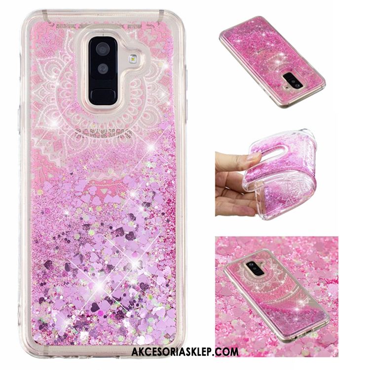 Futerał Samsung Galaxy A6 Telefon Komórkowy All Inclusive Gwiazda Liquid Purpurowy Online