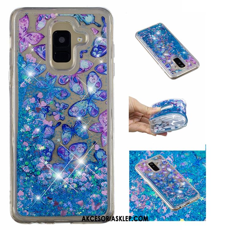 Futerał Samsung Galaxy A6 Telefon Komórkowy All Inclusive Gwiazda Liquid Purpurowy Online