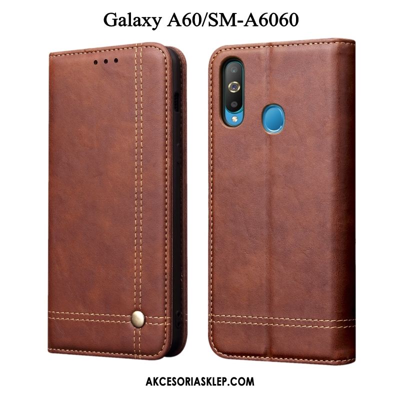 Futerał Samsung Galaxy A60 Anti-fall All Inclusive Miękki Gwiazda Czerwony Obudowa Sklep