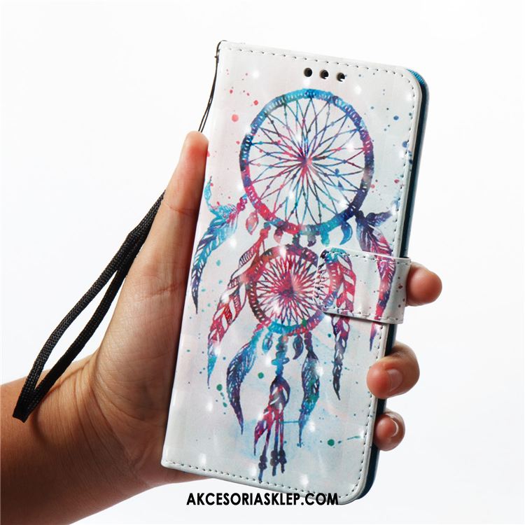 Futerał Samsung Galaxy A7 2018 Anti-fall Miękki Niebieski Skórzany Futerał Telefon Komórkowy Etui Tanie
