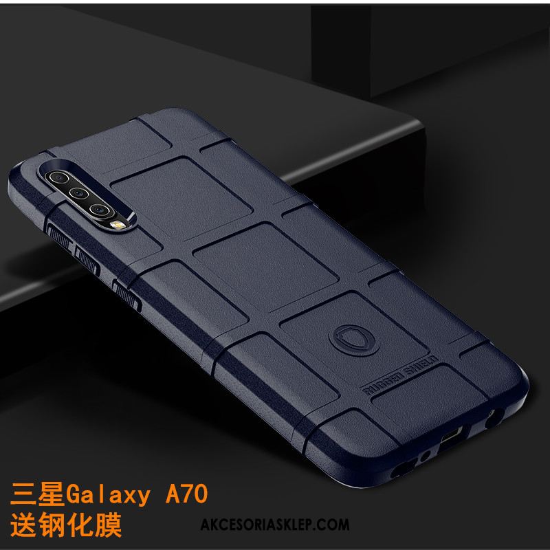 Futerał Samsung Galaxy A70 Luksusowy Osobowość Ochraniacz Gruba Nubuku Etui Sklep