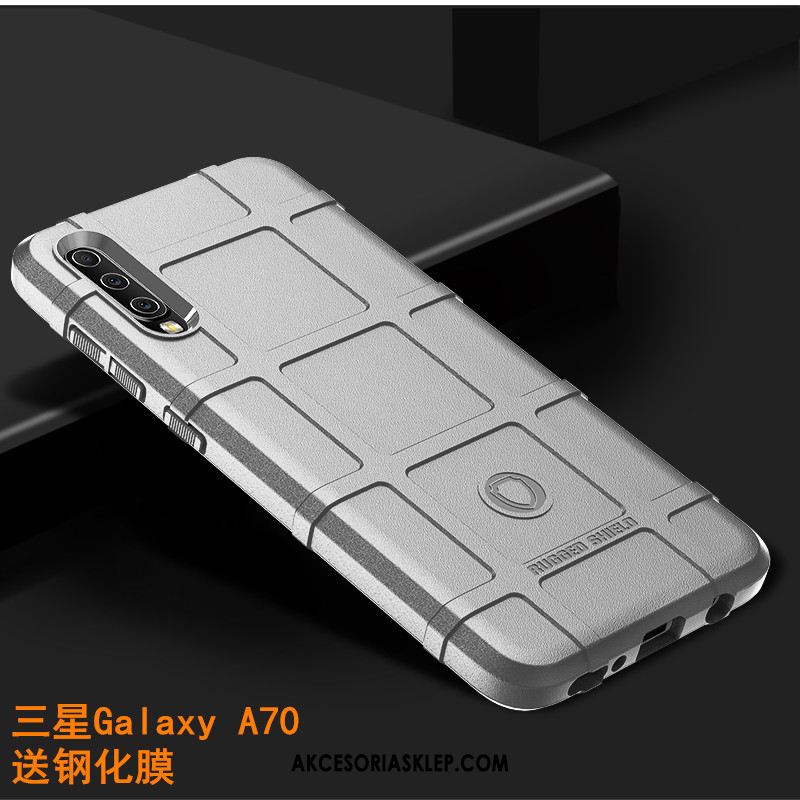 Futerał Samsung Galaxy A70 Luksusowy Osobowość Ochraniacz Gruba Nubuku Etui Sklep