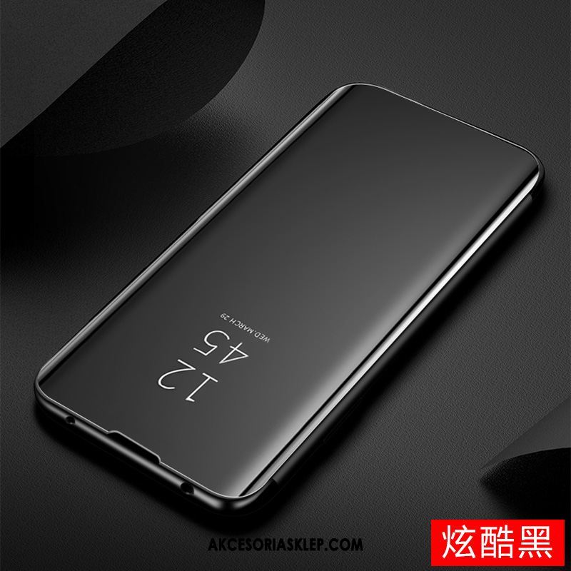 Futerał Samsung Galaxy A70s Lustro Ochraniacz Skórzany Futerał Telefon Komórkowy Złoto Dyskont