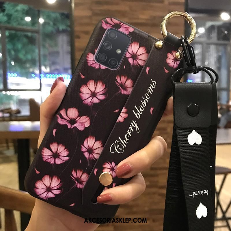 Futerał Samsung Galaxy A71 Różowe Gwiazda Kwiaty Miękki Mały Obudowa Tanie