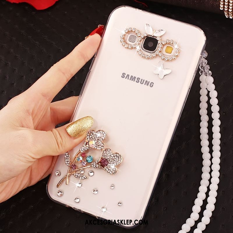 Futerał Samsung Galaxy A8 Miękki Rhinestone Telefon Komórkowy Przezroczysty Silikonowe Etui Tanie