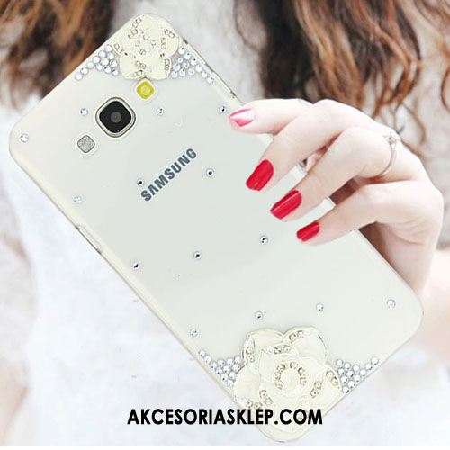 Futerał Samsung Galaxy A8 Tendencja Anti-fall Rhinestone Biały Gwiazda Pokrowce Oferta
