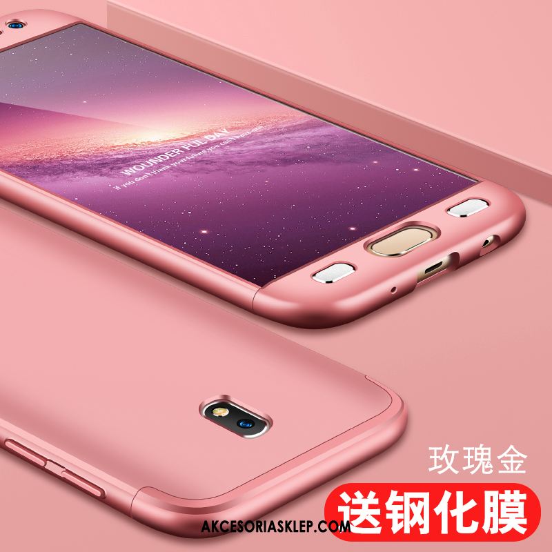 Futerał Samsung Galaxy J7 2017 Anti-fall Ochraniacz Różowe Złoto Gwiazda All Inclusive Etui Oferta