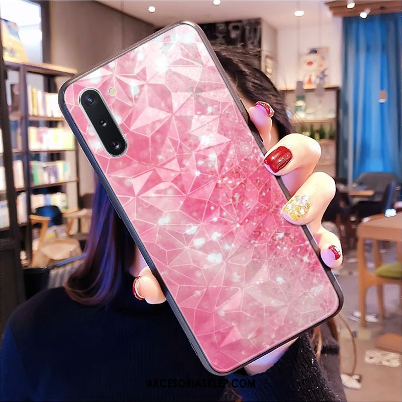 Futerał Samsung Galaxy Note 10 Telefon Komórkowy Różowe Wzór Kształt Diamentu All Inclusive Pokrowce Oferta
