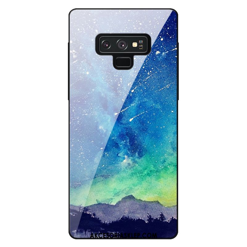 Futerał Samsung Galaxy Note 9 Ochraniacz Proste Purpurowy Gwiazda Szkło Etui Tanie