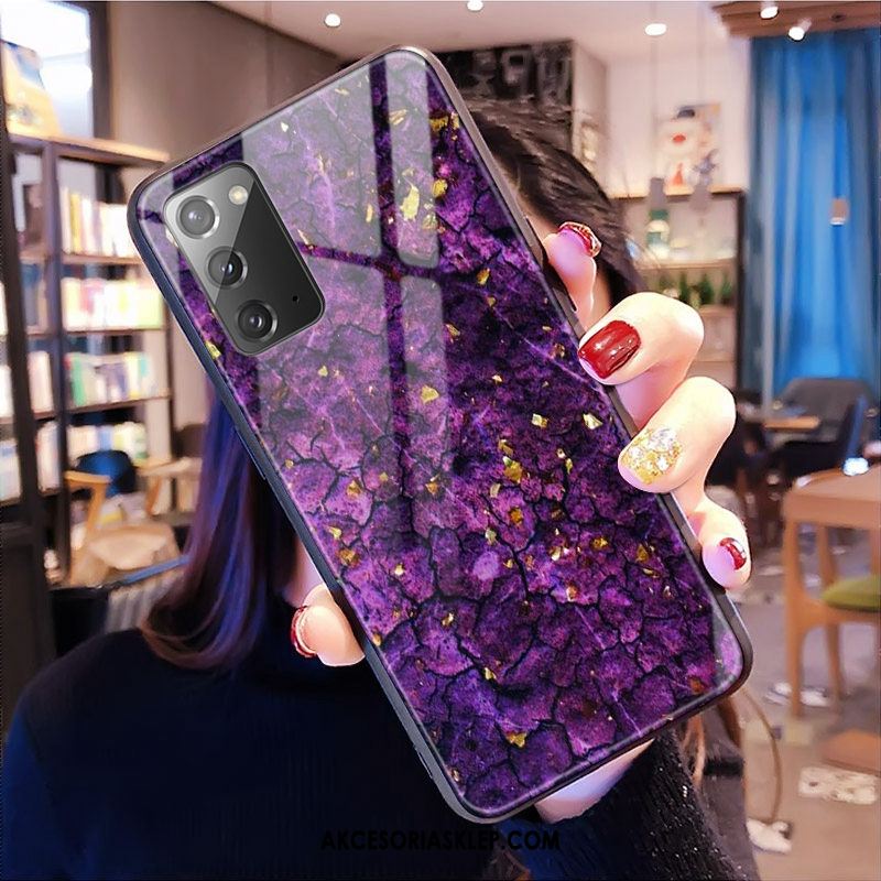 Futerał Samsung Galaxy Note20 Szkło Lampart Gwiazda Różowe Telefon Komórkowy Obudowa Dyskont