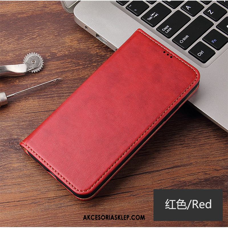 Futerał Samsung Galaxy Note20 Ultra Telefon Komórkowy Czerwony Skórzany Futerał Gwiazda Etui Tanie