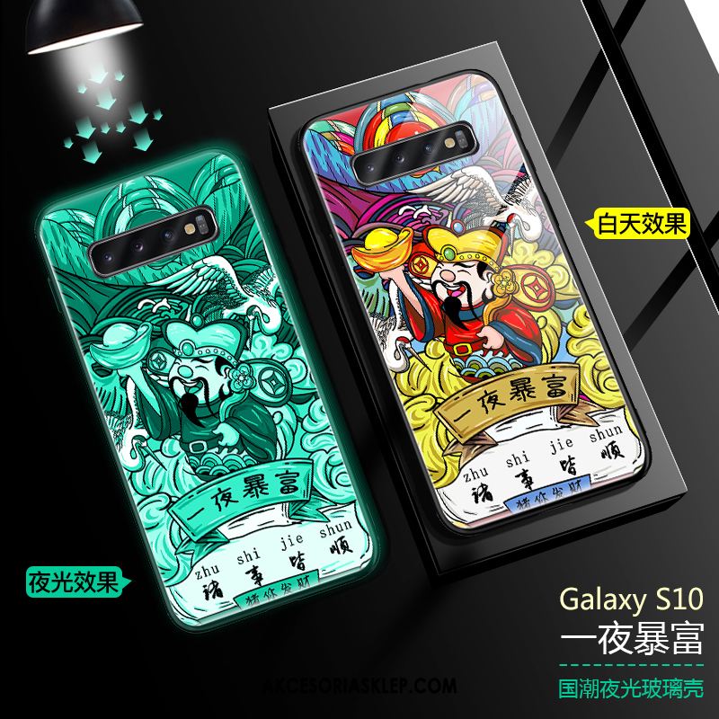 Futerał Samsung Galaxy S10 Silikonowe Osobowość Zielony Kreatywne Chiński Styl Pokrowce Sprzedam